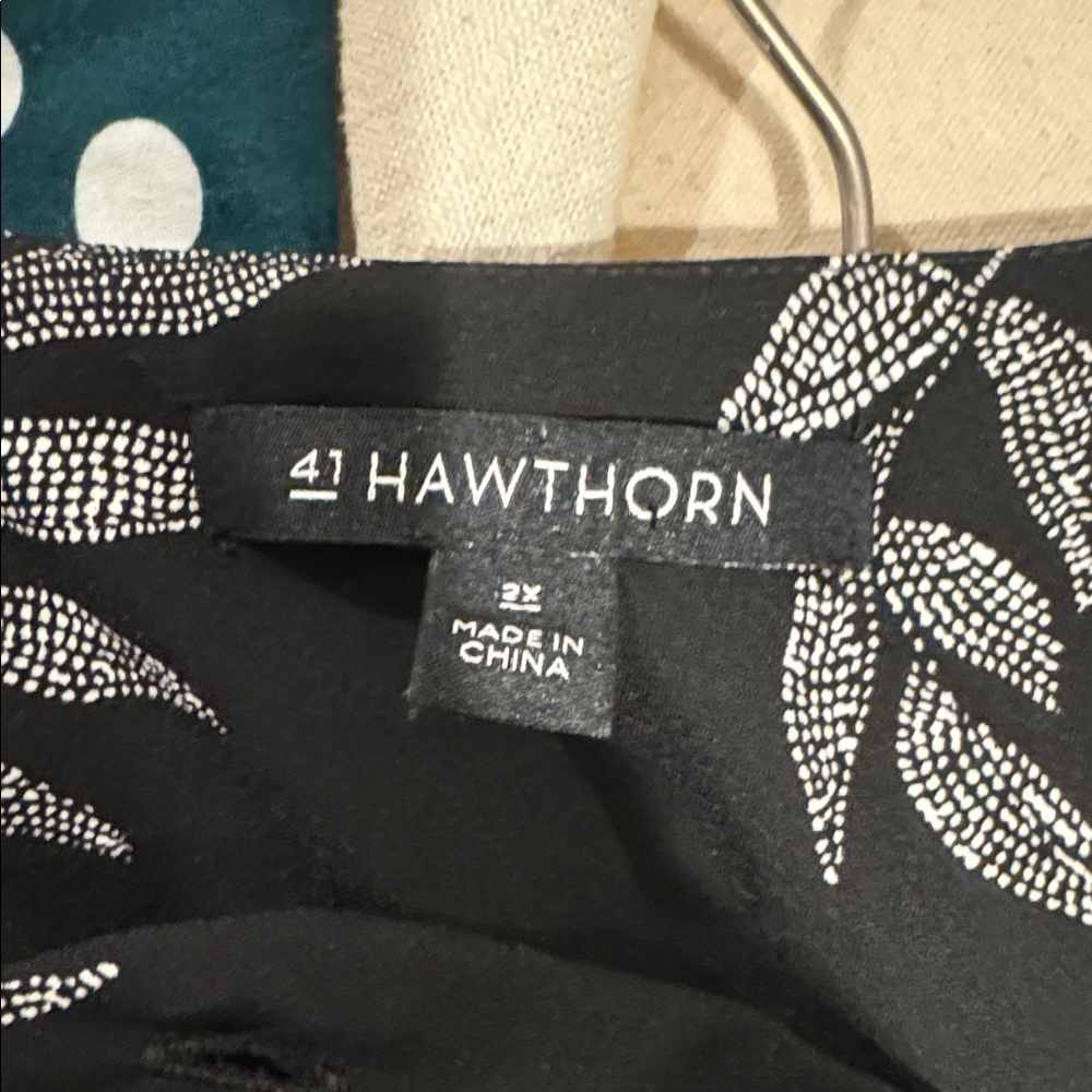 41 Hawthorn Black and White Patterned Dress